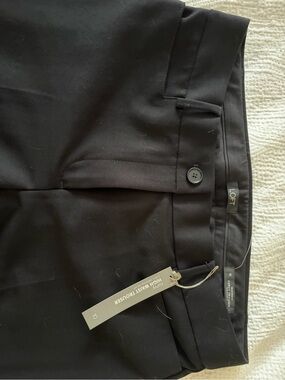 LOFT Black Curvy High Waist Wide Leg Trousers